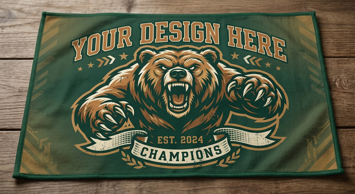15" x 18" Cotton Velour Rally Towel