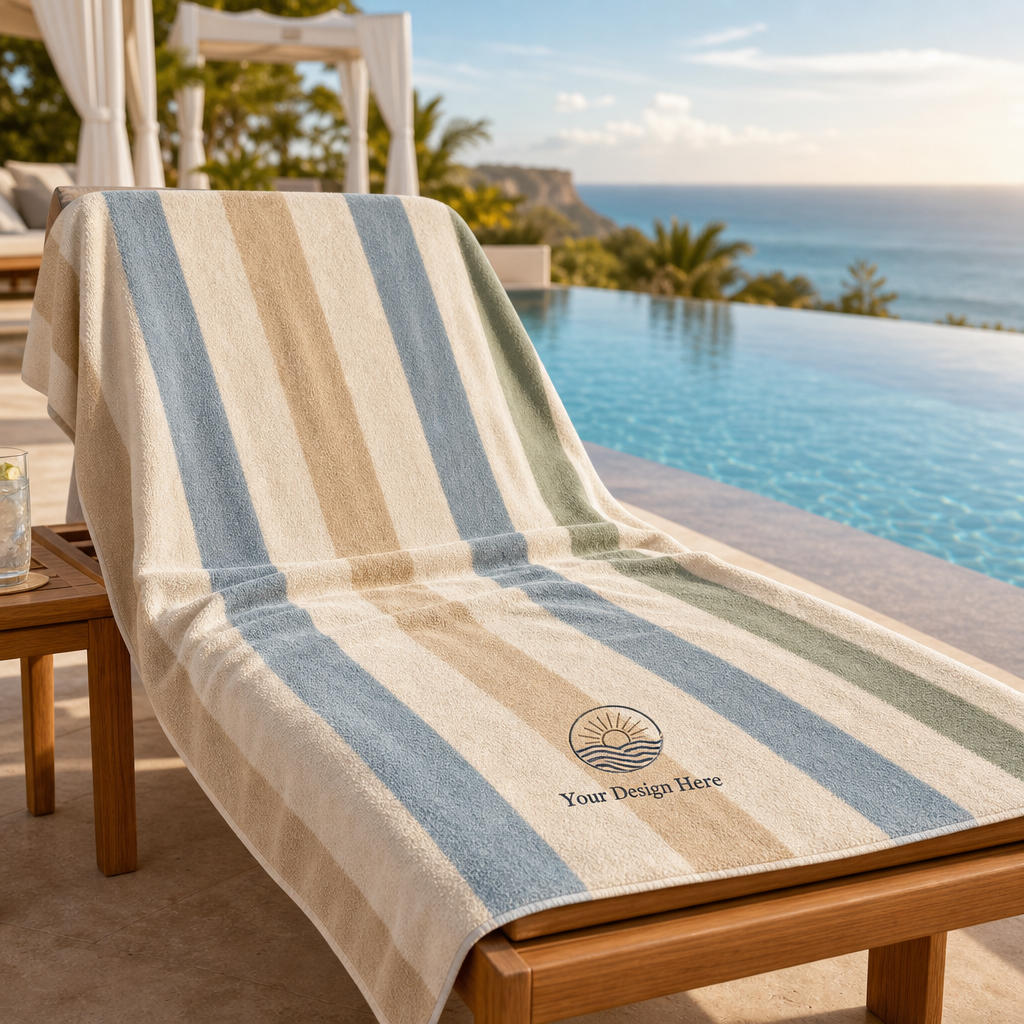 Madeira Mid-Weight Cotton Beach Towel