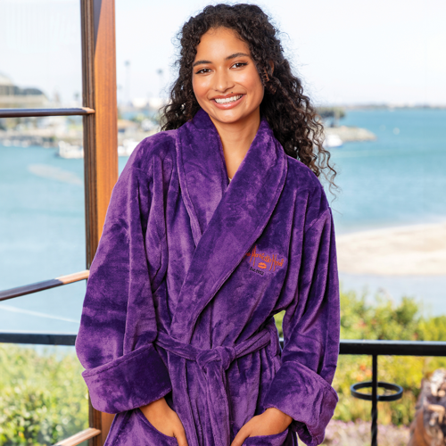 Tahoe Microfleece Shawl Collar Robe
