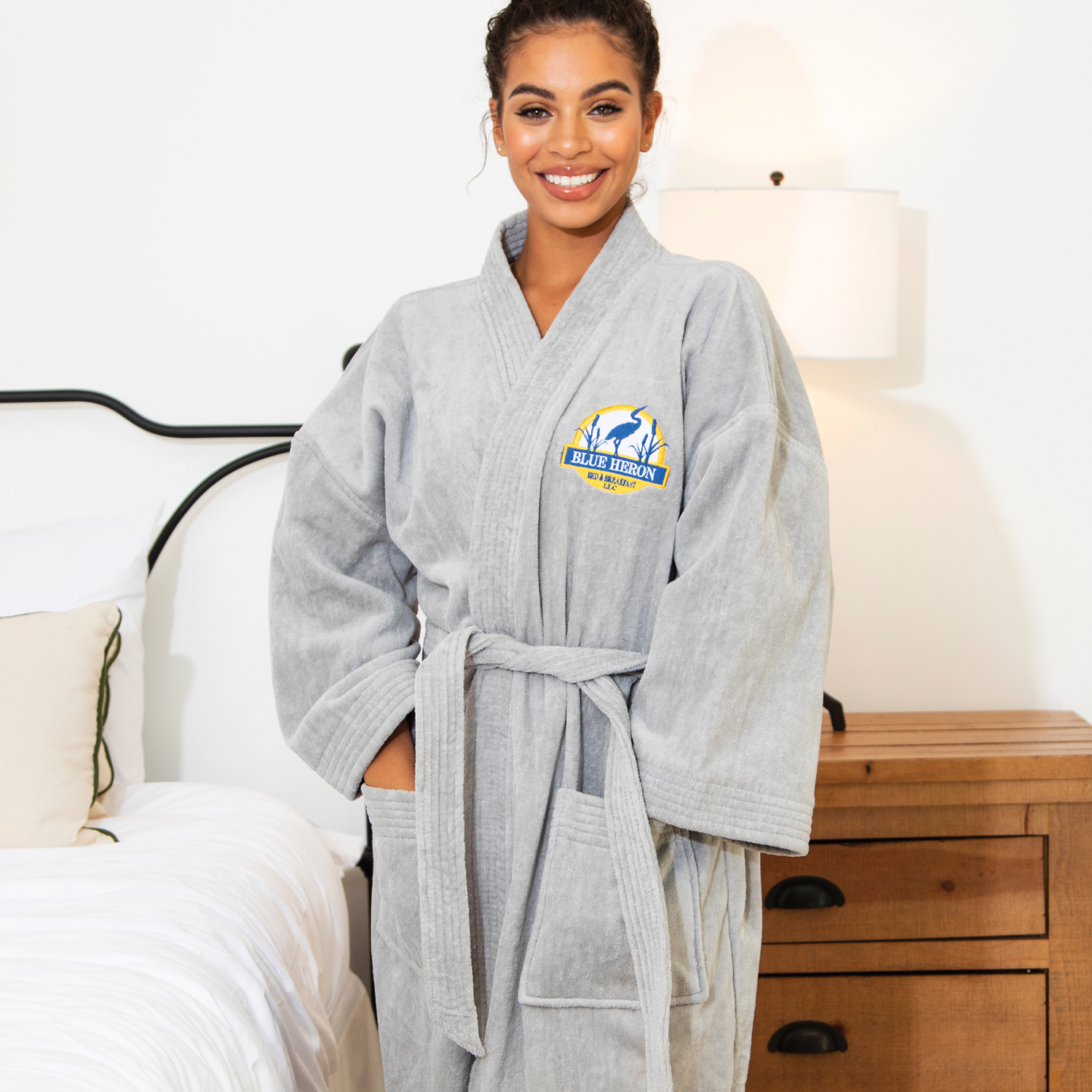 Terry Velour Kimono Robe