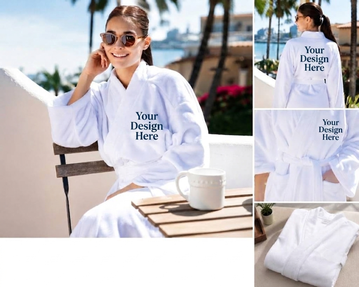 Silky-Plush Kimono Robe