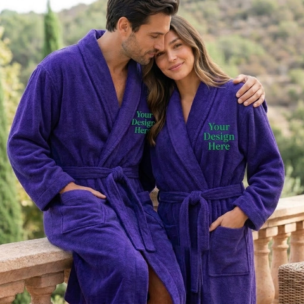 Terry Velour Kimono Robe