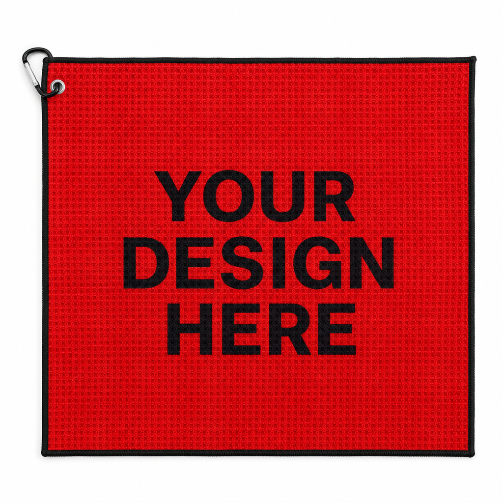 Caddy Waffle Weave Golf Towel