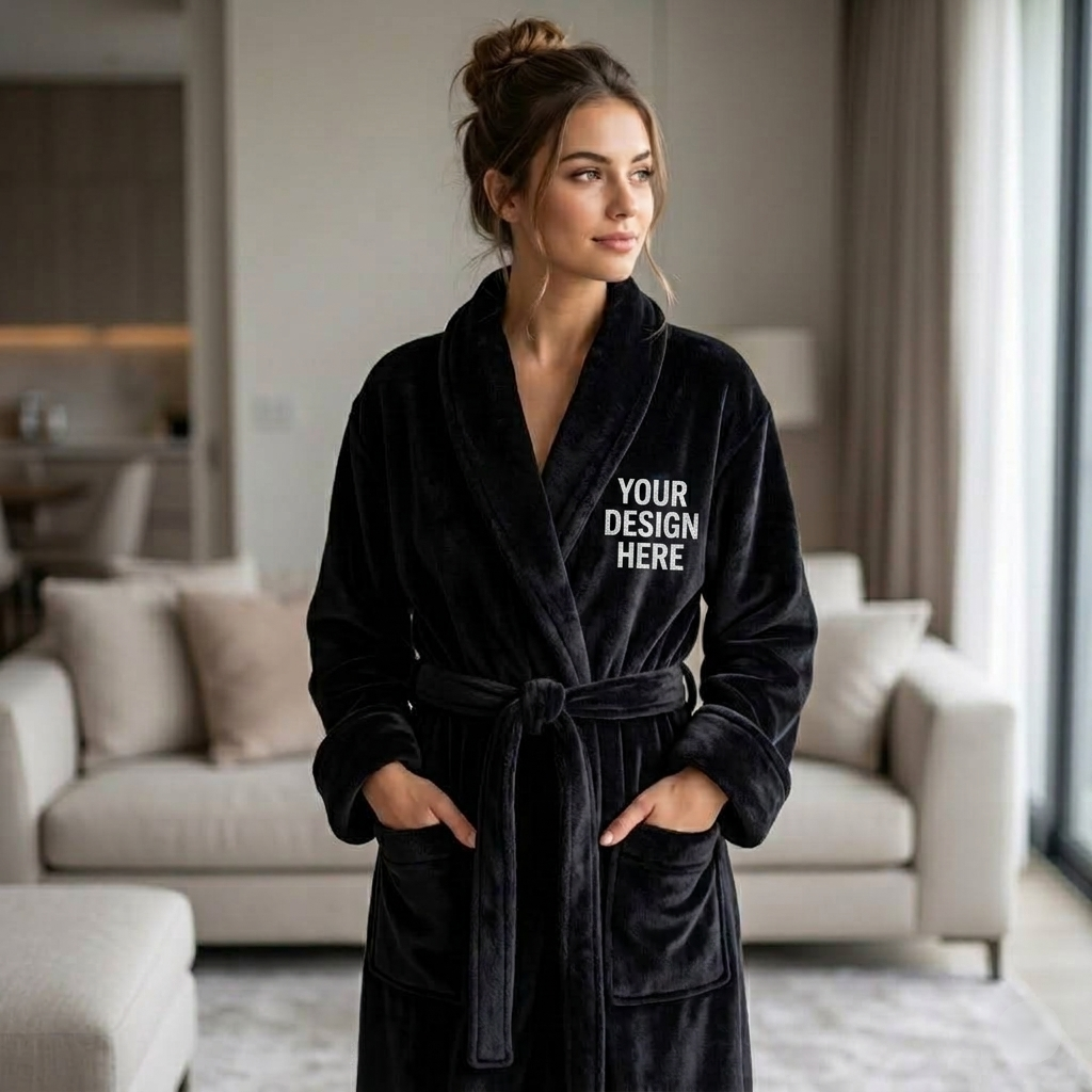 Tahoe Microfleece Shawl Collar Robe